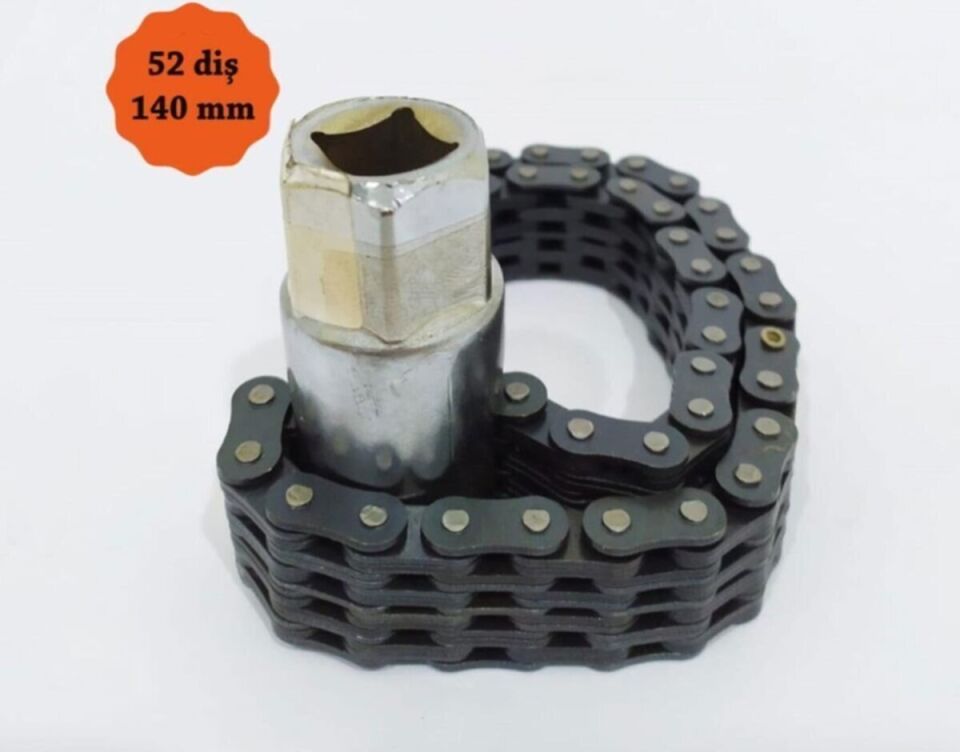 Nt Tools Çift Zincirli Lokmalı Filtre Sökme Anahtarı 140mm 52 Diş