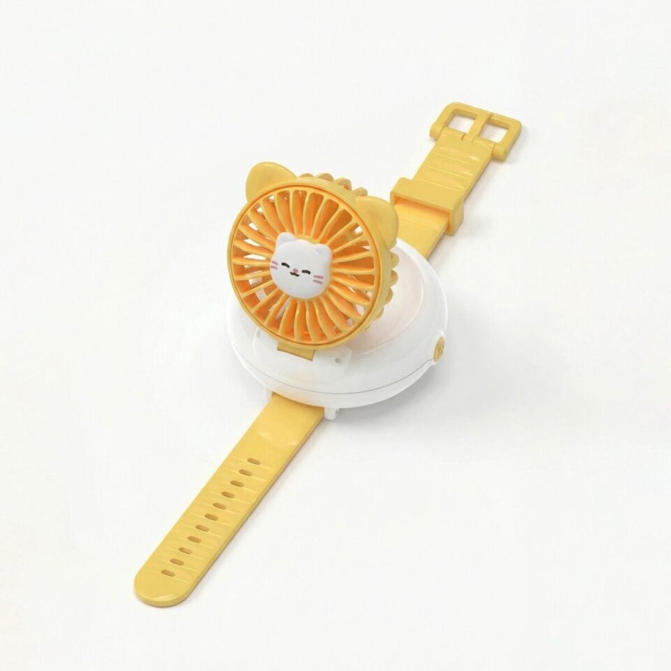 AVEC AV-F135 USB Mini Fan – Taşınabilir, Bileklik Tasarımlı, 3 Kademe Hızlı