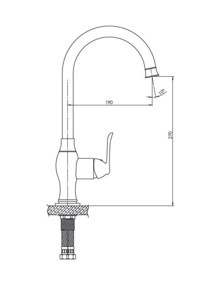 Gpd Tek Gövde Eviye Bataryası Tauro Altın Mte150-A