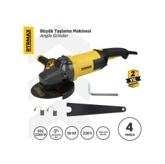 Rtrmax RTM1180 Büyük Taşlama Makinası 180 mm 2300 W