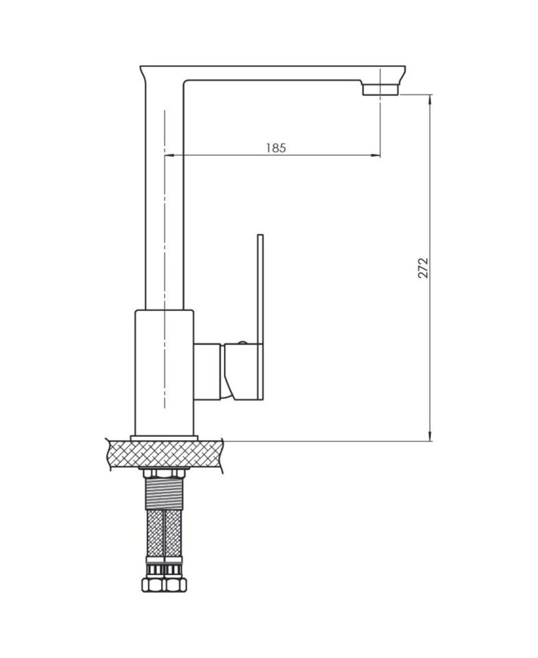 Gpd Tek Gövde Eviye Bataryası Provido Altın Mte155-A