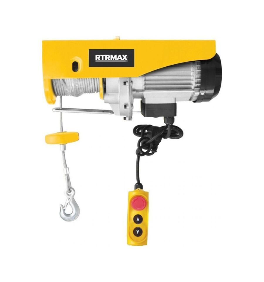 Rtrmax Rtm450 250/500 Kg 1000 Watt Bakır Sargı Elektrikli Vinç