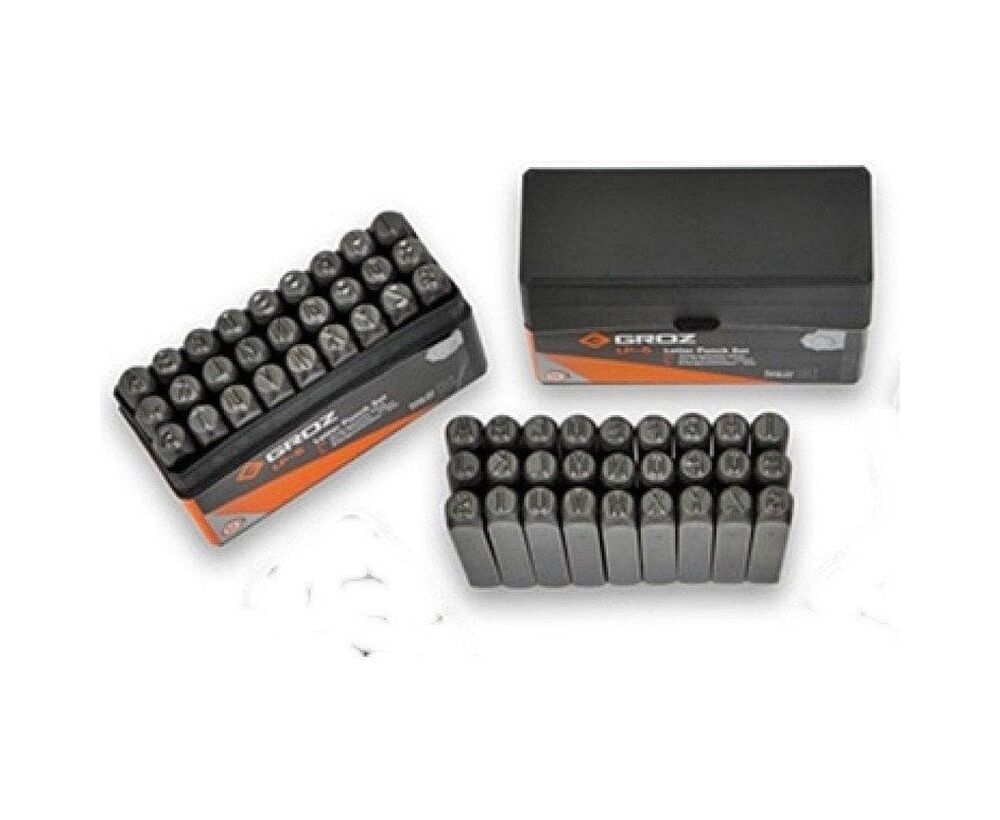 Groz Lp/8 Çelik Harf Zımba Takımı 8 Mm