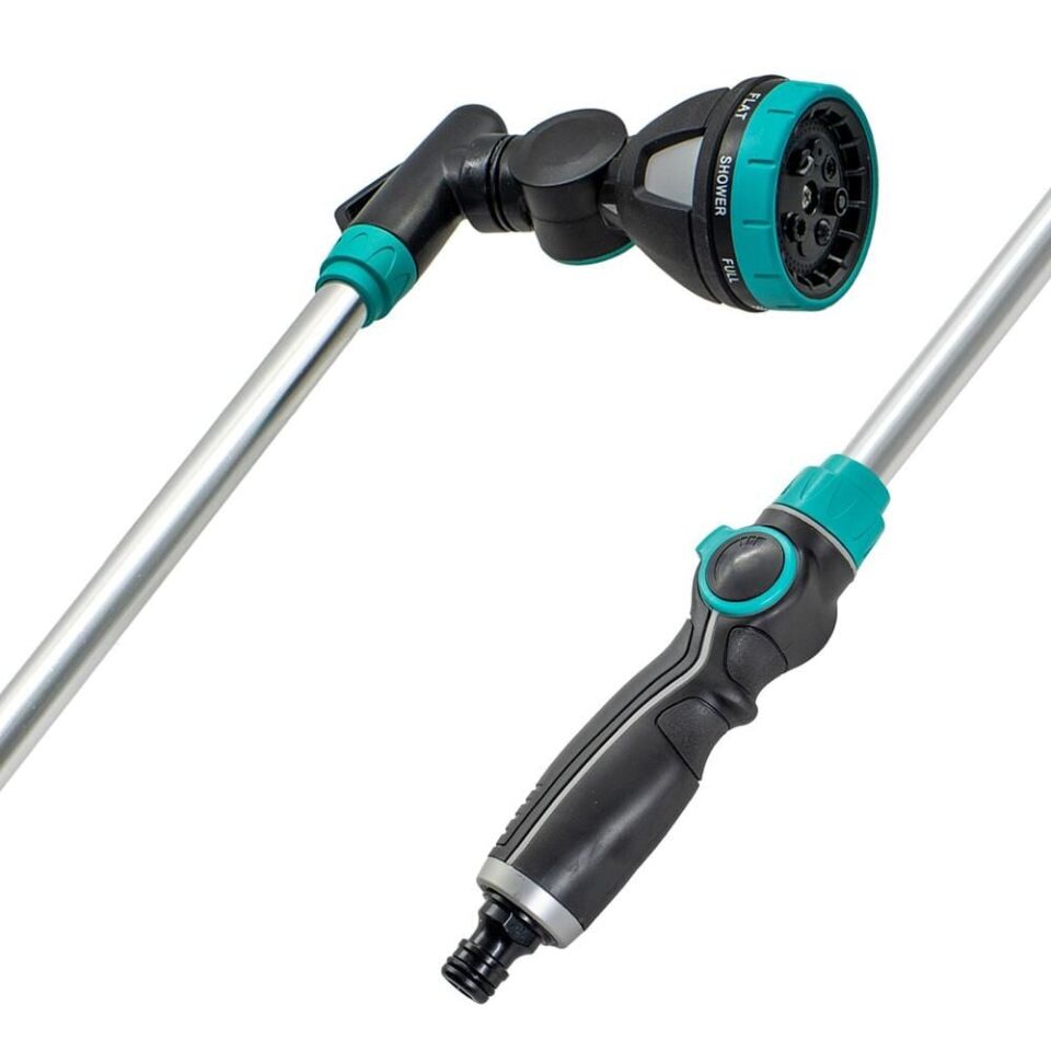 Daye DY2336G Teleskopik Metal Sprey Sulama Çubuğu 10 Fonksiyonlu