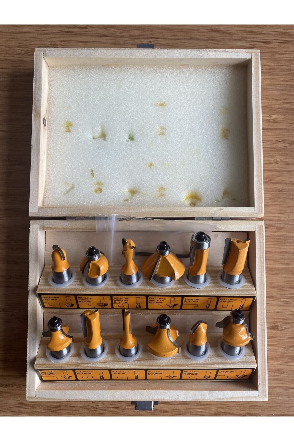 Ingco AKRT1221 Freze Takımı 12 MM 12'li