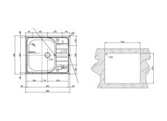 Teka Classic 1B ½D 580 Mat Yüzey, Sağ Damlalıklı Eviye