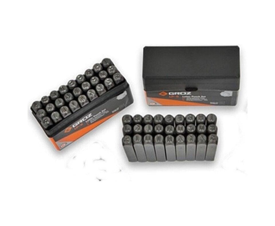 Groz Lp/8 Çelik Harf Zımba Takımı 8 Mm