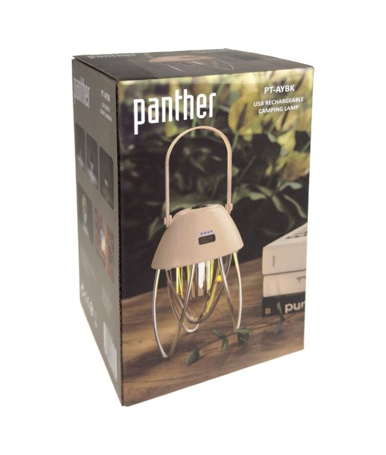 Panther Pt-aybk Usb Şarjlı Kamp Lambası Siyah