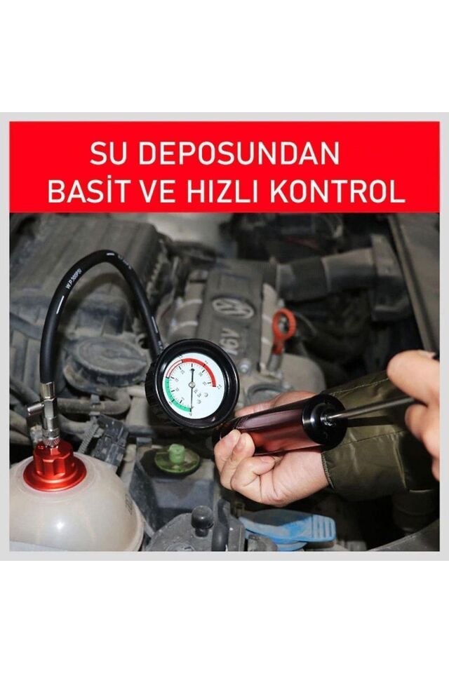 Radyatör Kaçak Tespit Cihazı Basınç Testi Kiti Nta1036