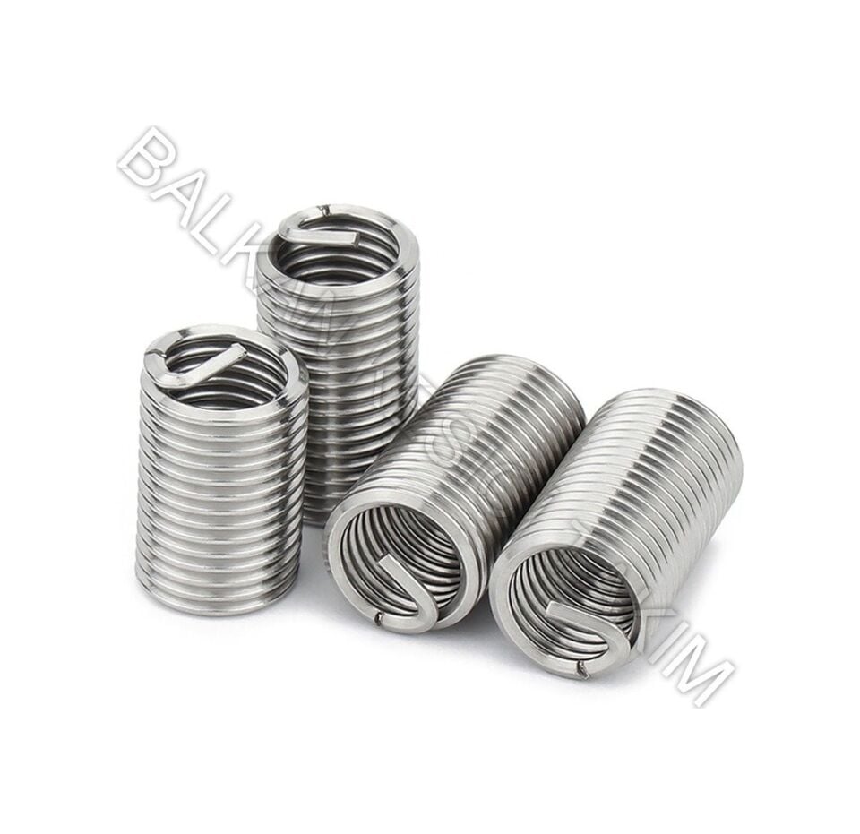 M6x1,00 Helicoil Yay 1.5D Diş Tamir Yayı (100 Adet)