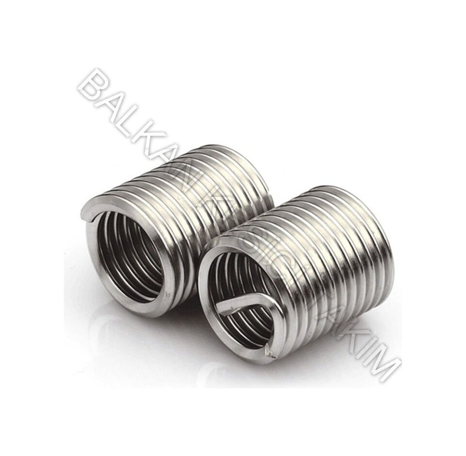 M10x1,00 Helicoil Yay 1.5D Diş Tamir Yayı (100 Adet)