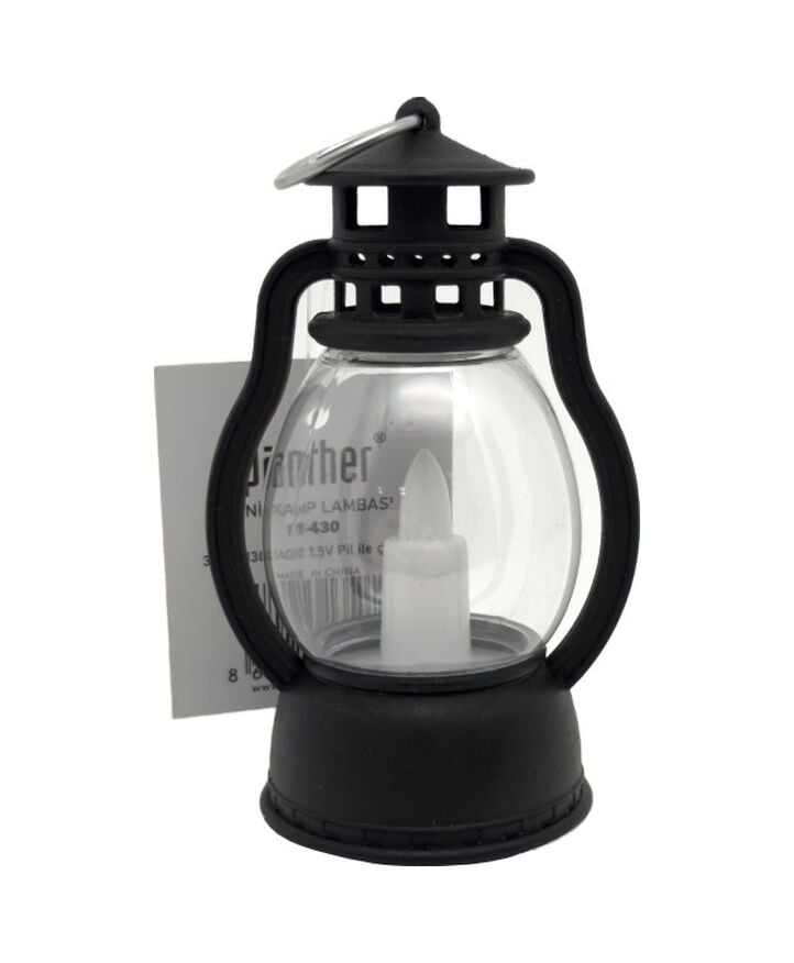 Panther Ledli Mini Kamp Lambası Pt-430 Beyaz - Siyah