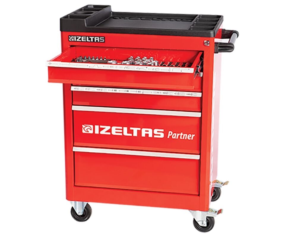 İZELTAŞ 5 ÇEKMECELİ PARTNER MOBİL TAKIM DOLABI DOLU