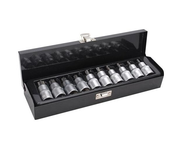11 Parça 1/2'' Cr-v Torx Lokma Seti