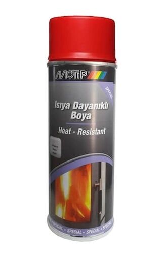MOTİP ISIYA DAYANIKLI SPREY BOYA KIRMIZI 400 ML