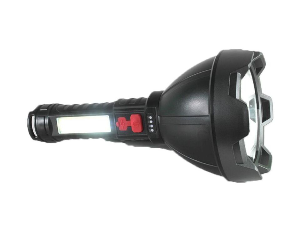 Panther PT-6104 USB Şarjlı Led El Feneri 3W 800 Lümen Siyah