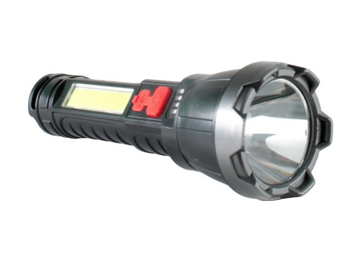 Panther PT-6106 USB Şarjlı Led El Feneri 3W 600 Lümen Sarı - Siyah