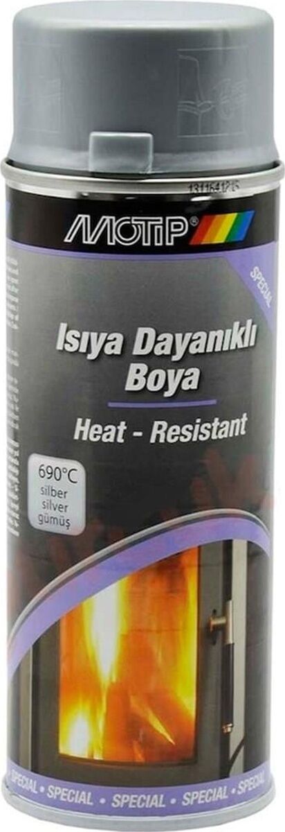 MOTİP ISIYA DAYANIKLI SPREY BOYA GÜMÜŞ 400 ML 690 DRC