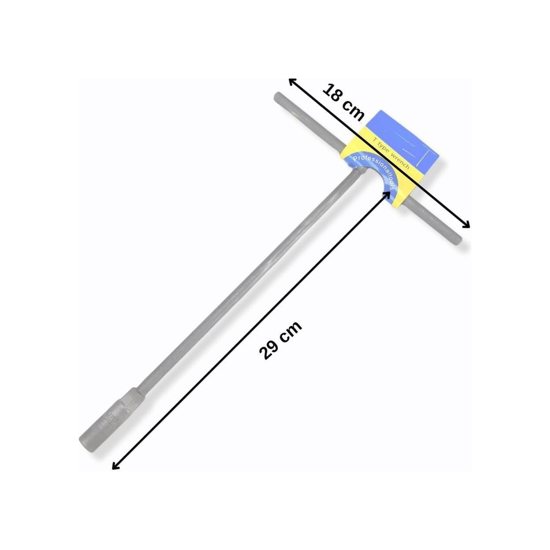 8 Mm T Lokma Anahtar Uzun Model 8 Mm T Saplı Lokma Anahtar