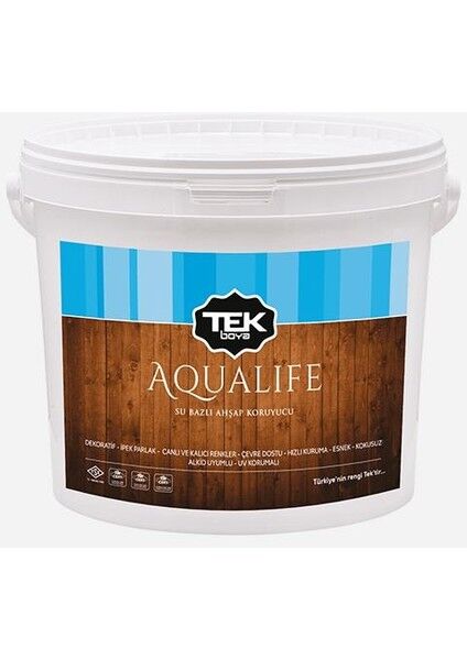 Tek Boya Aqualife Su Bazlı Ahşap Koruyucu 1 kg