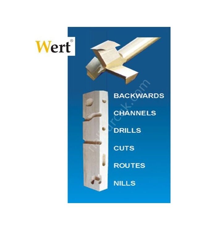 WERT ÇOK AÇILI FREZE SETİ 4 LÜ 2523