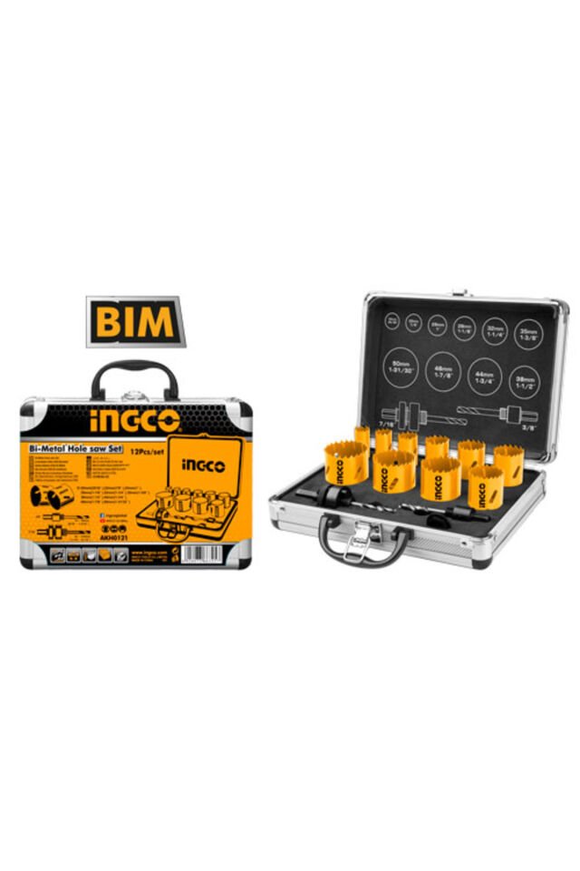 İNGCO Bİ METAL PANÇ SETİ 12 Lİ AKH0121