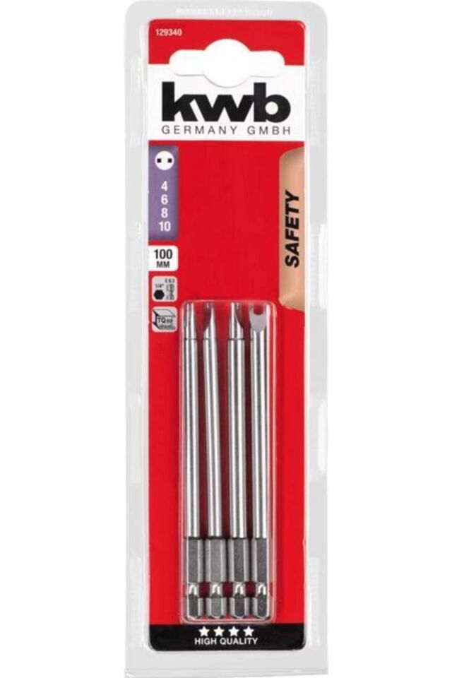 KWB 4 Bits 100mm Spanner SB Bits Ucu U 4mm 4009311293404