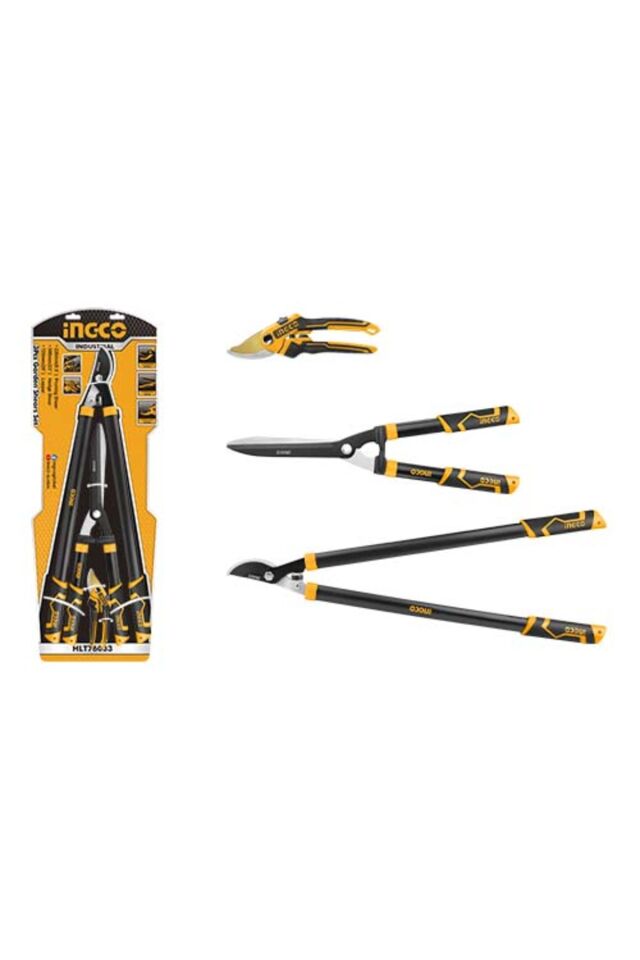 İNGCO 3 LÜ BAHÇE MAKAS SETİ HLT76033