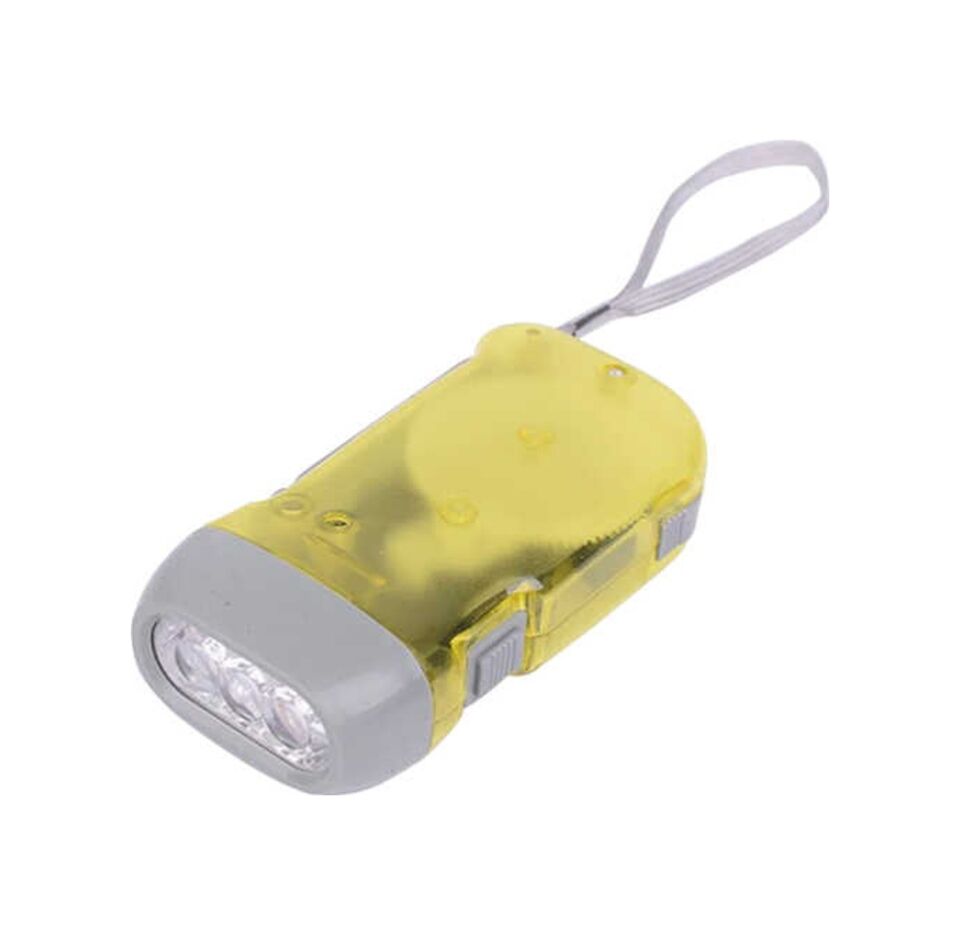 Panther Dinamolu Pilsiz El Feneri Deprem Acil Durum Pt-1345 Siyah