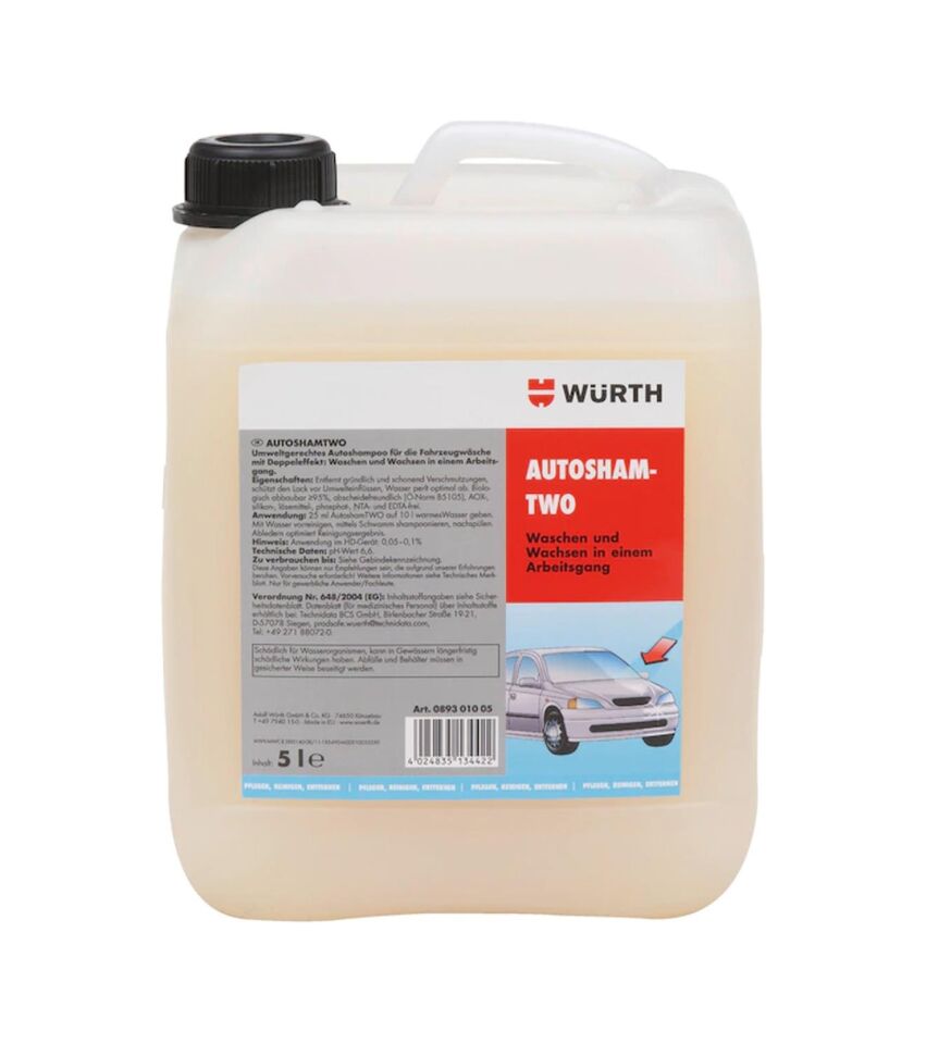 WÜRTH CİLALI ARAÇ ŞAMPUANI 5 LT