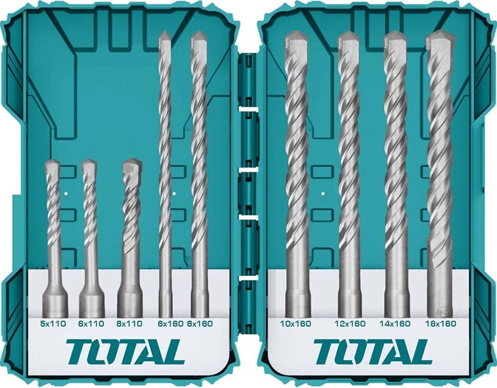 TOTAL SDS MATKAP UCU SETİ 9 PARÇA TACSDL30901