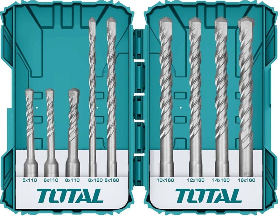 TOTAL SDS MATKAP UCU SETİ 9 PARÇA TACSDL30901