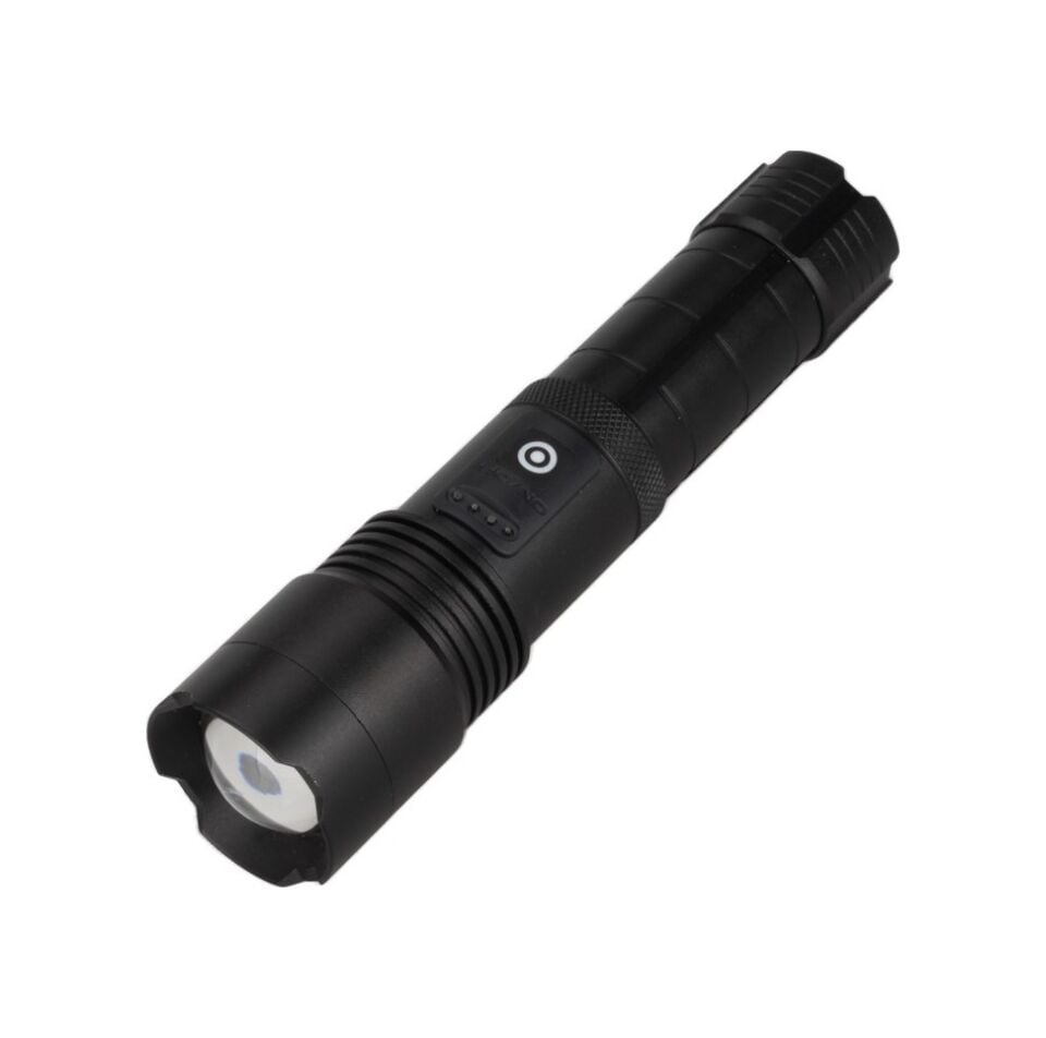 Panther Pt-8431 Usb Şarjlı El Feneri Siyah