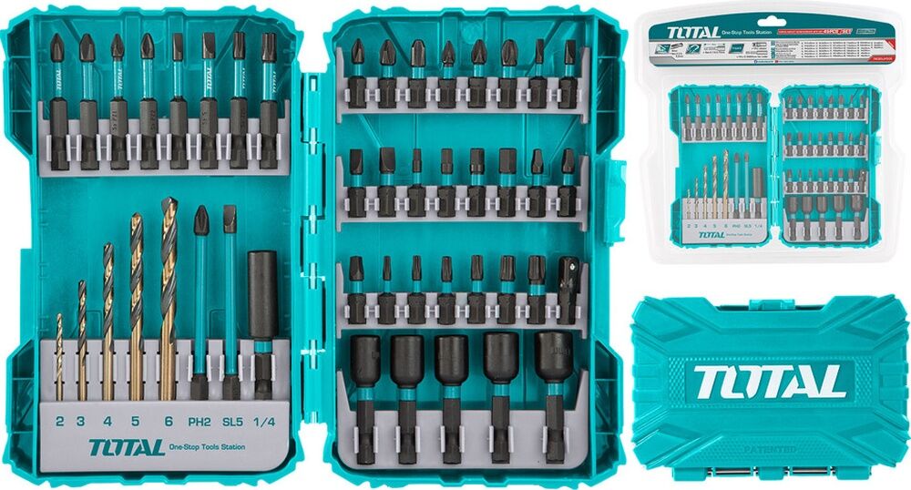 TOTAL MATKAP UÇ SETİ 45 PARÇA TACSDL24502