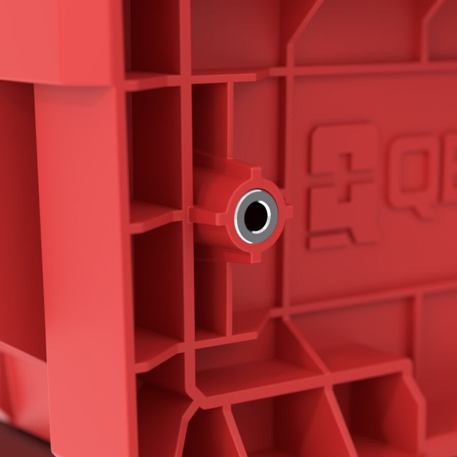 Qbrick System PRO Technician Case 2.0 Red Ultra HD Custom Modüler Alet Çantası