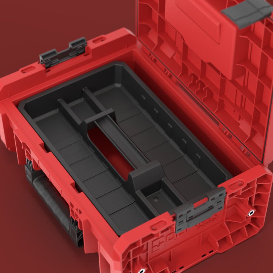 Qbrick System PRO Technician Case 2.0 Red Ultra HD Custom Modüler Alet Çantası