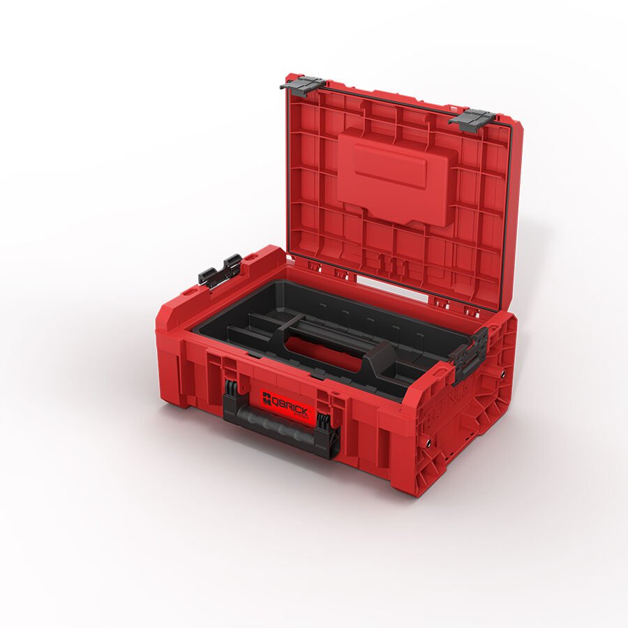 Qbrick System PRO Technician Case 2.0 Red Ultra HD Custom Modüler Alet Çantası