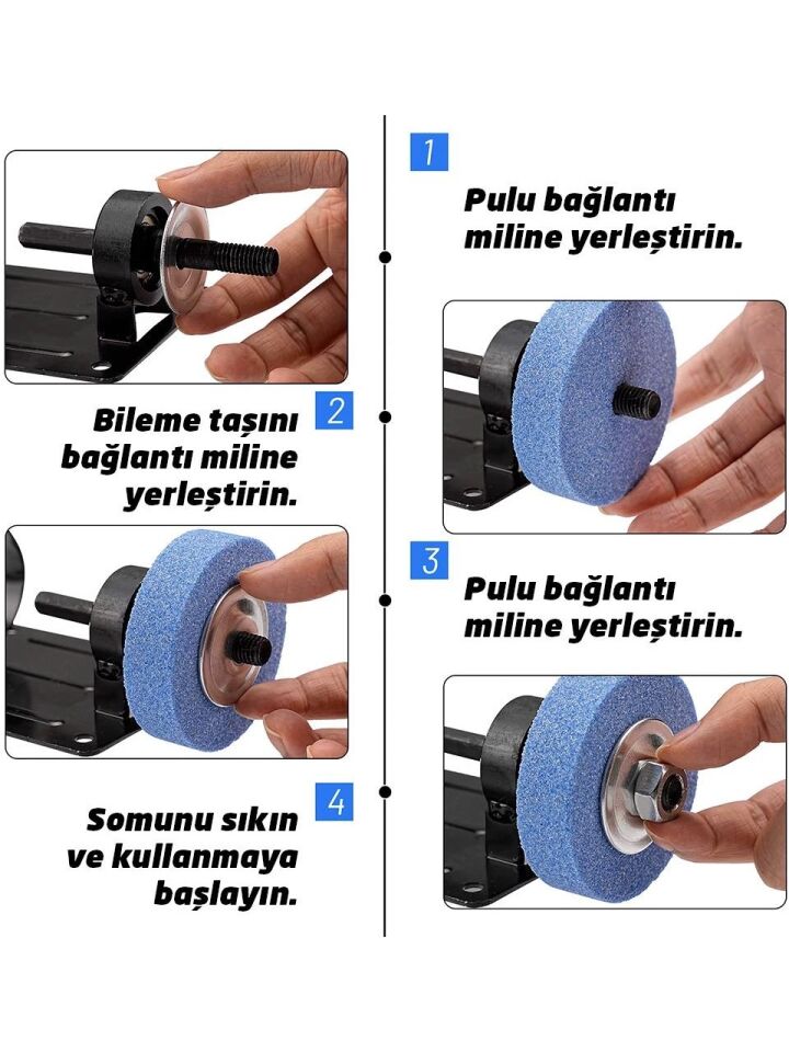 Titi 6464 Matkaba Takılır Taşalama ve Bileme Aparatı