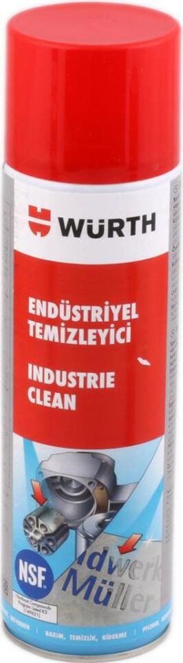 WÜRTH ENDÜSTRİYEL TEMİZLEYİCİ 500 NL