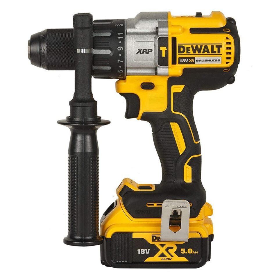 DEWALT AKÜLÜ KÖMÜRSÜZ PROFS.DARBELİ MATKAP DCD996P2-QW