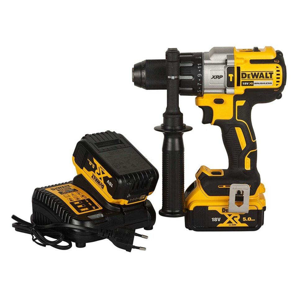 DEWALT AKÜLÜ KÖMÜRSÜZ PROFS.DARBELİ MATKAP DCD996P2-QW