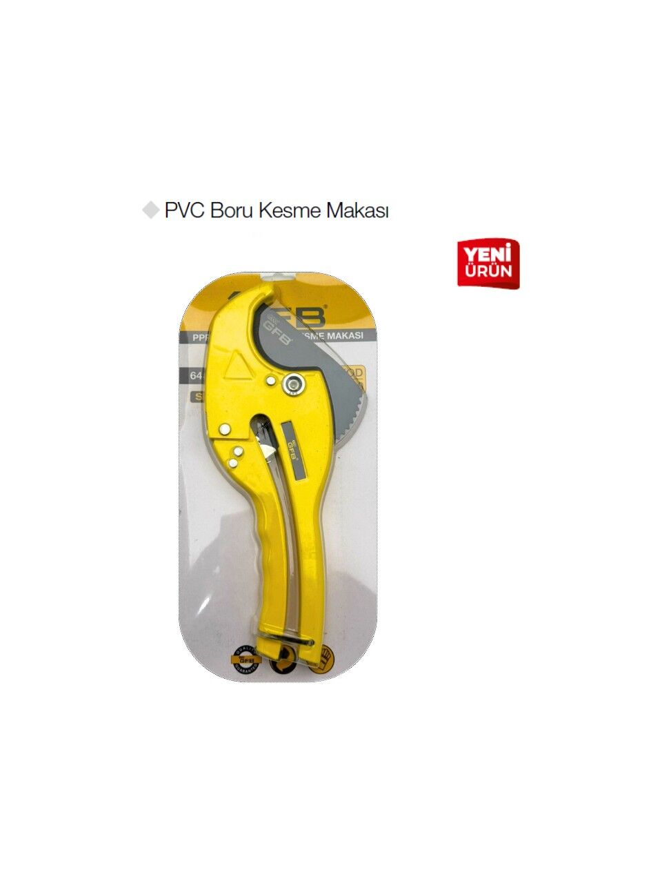 Gfb 5910 Profesyonel Pvc Boru Kesme Makinası 64 mm