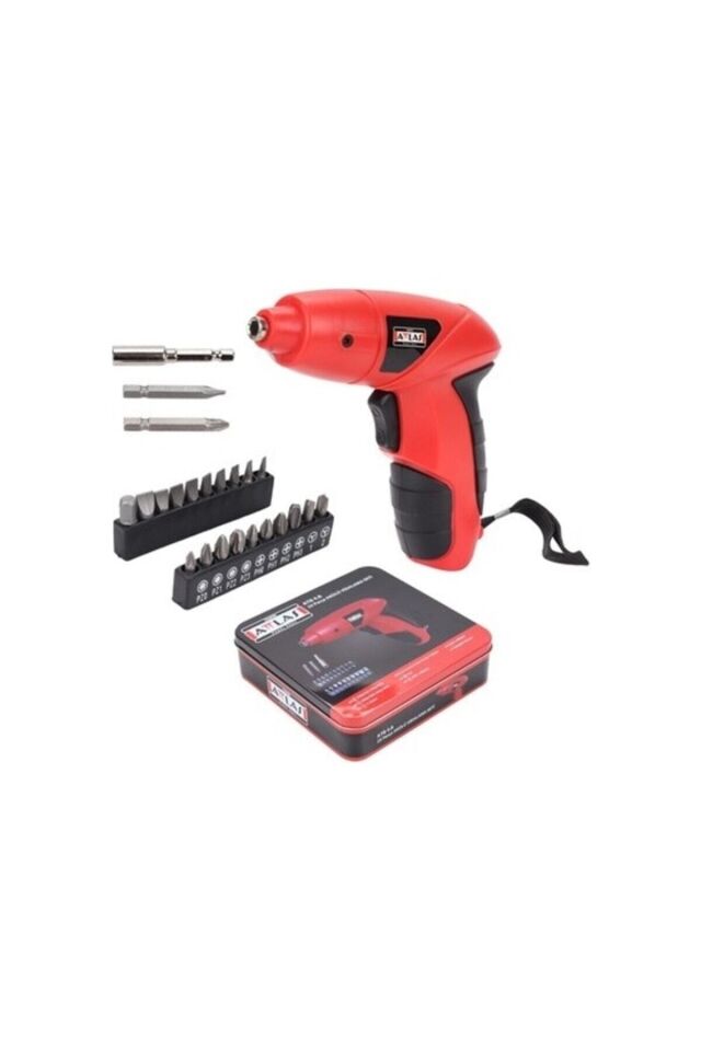 Attlas Atb 3.6 Li-ıon Akülü Vidalama 25 Parça (metal Kutu)