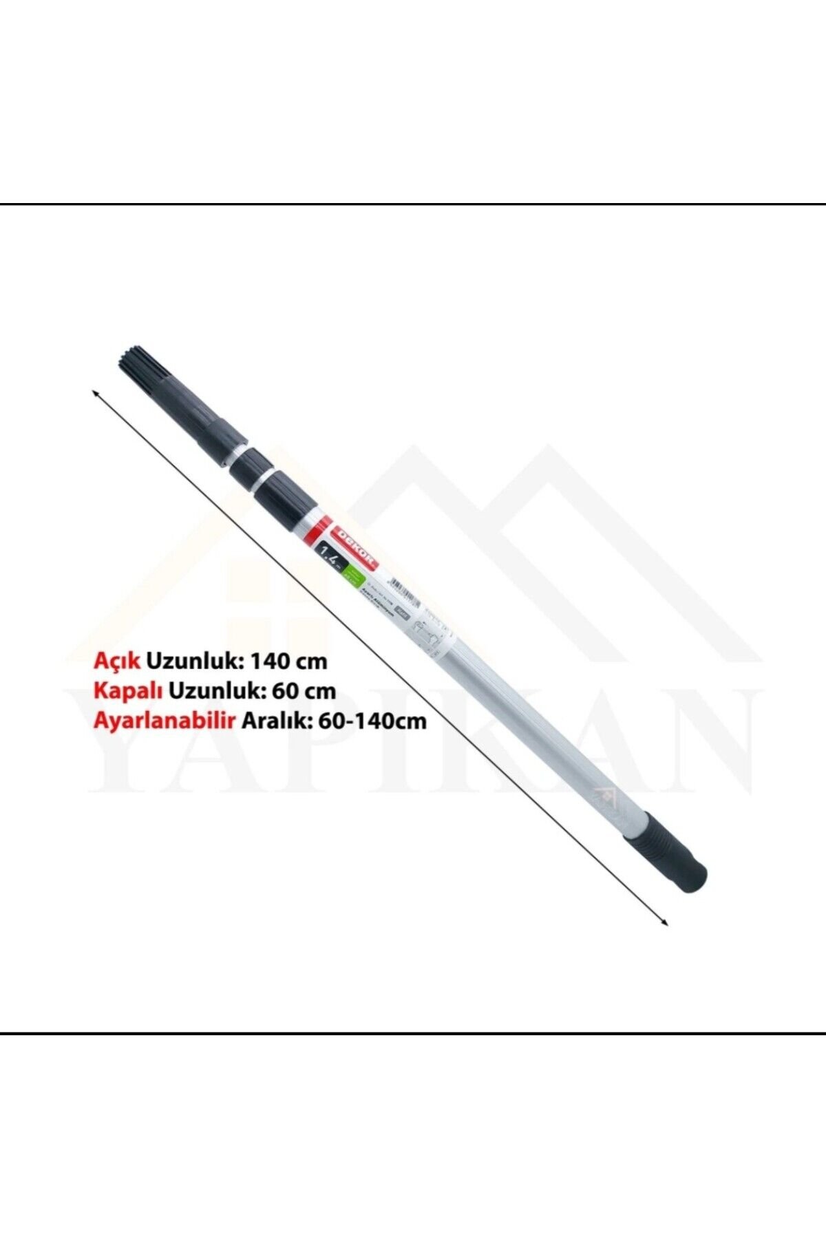 Dekor Ayarlı Aliminyüm Çanta sırık 1.4 m ürün kodu 1178