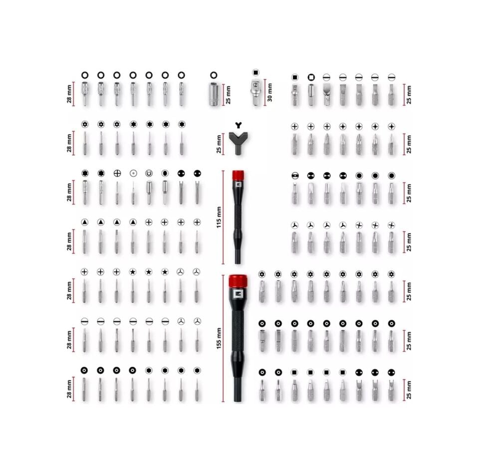 Einhell Hassas Bits Set 114 Parça - 49115040