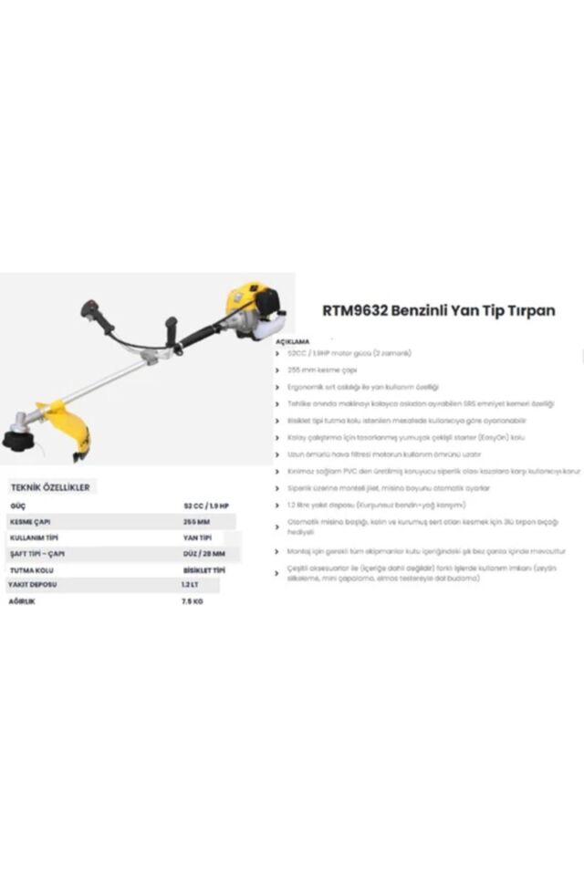 RTR ÇALI TIRPAN RTR9632 kampanya