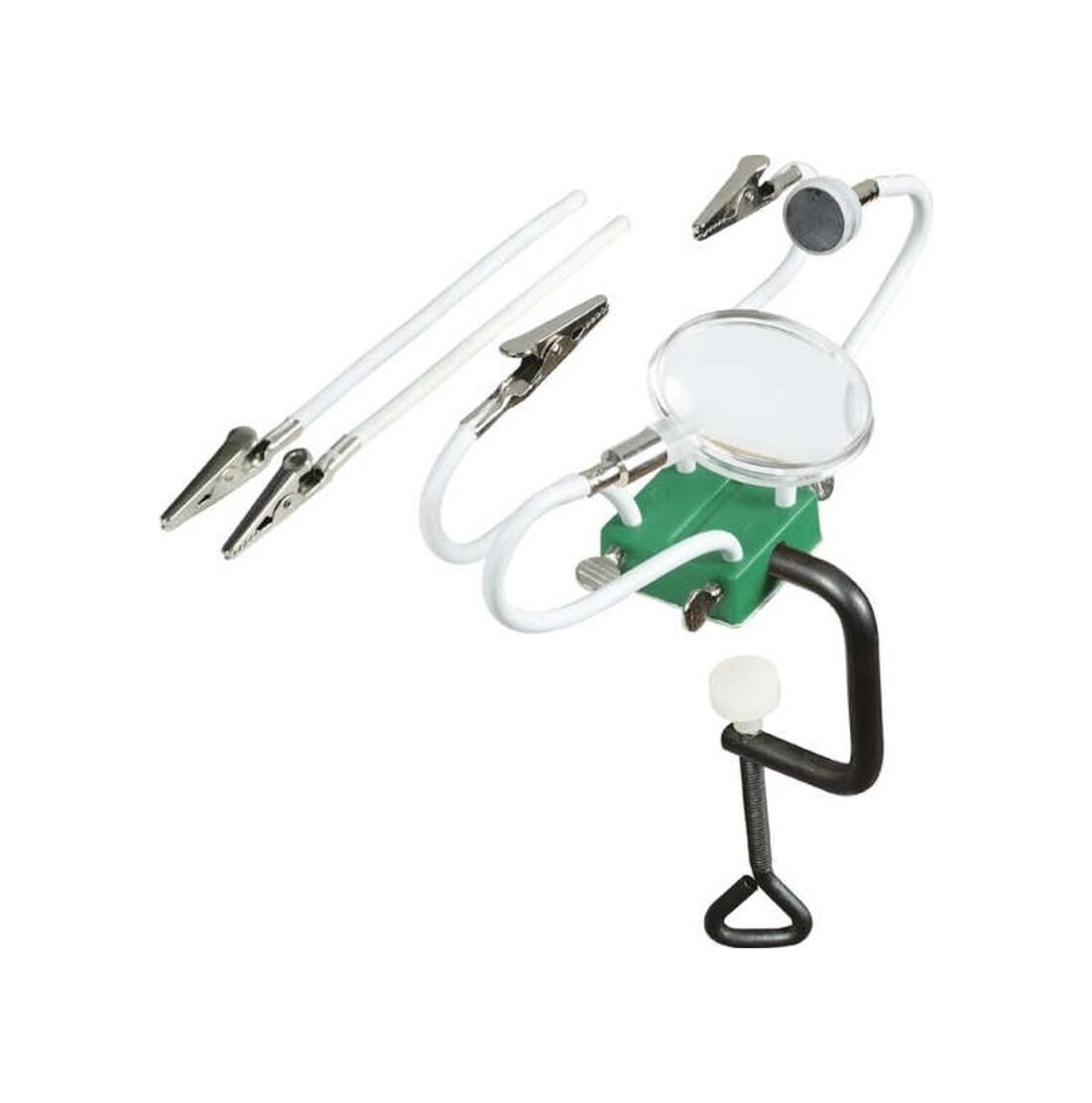 Proskit Sn-394 Çok Amaçlı Mercekli Akrobat Tutucu Büyüteç Masa Tezgahı Sıkıştırmalı Proskit