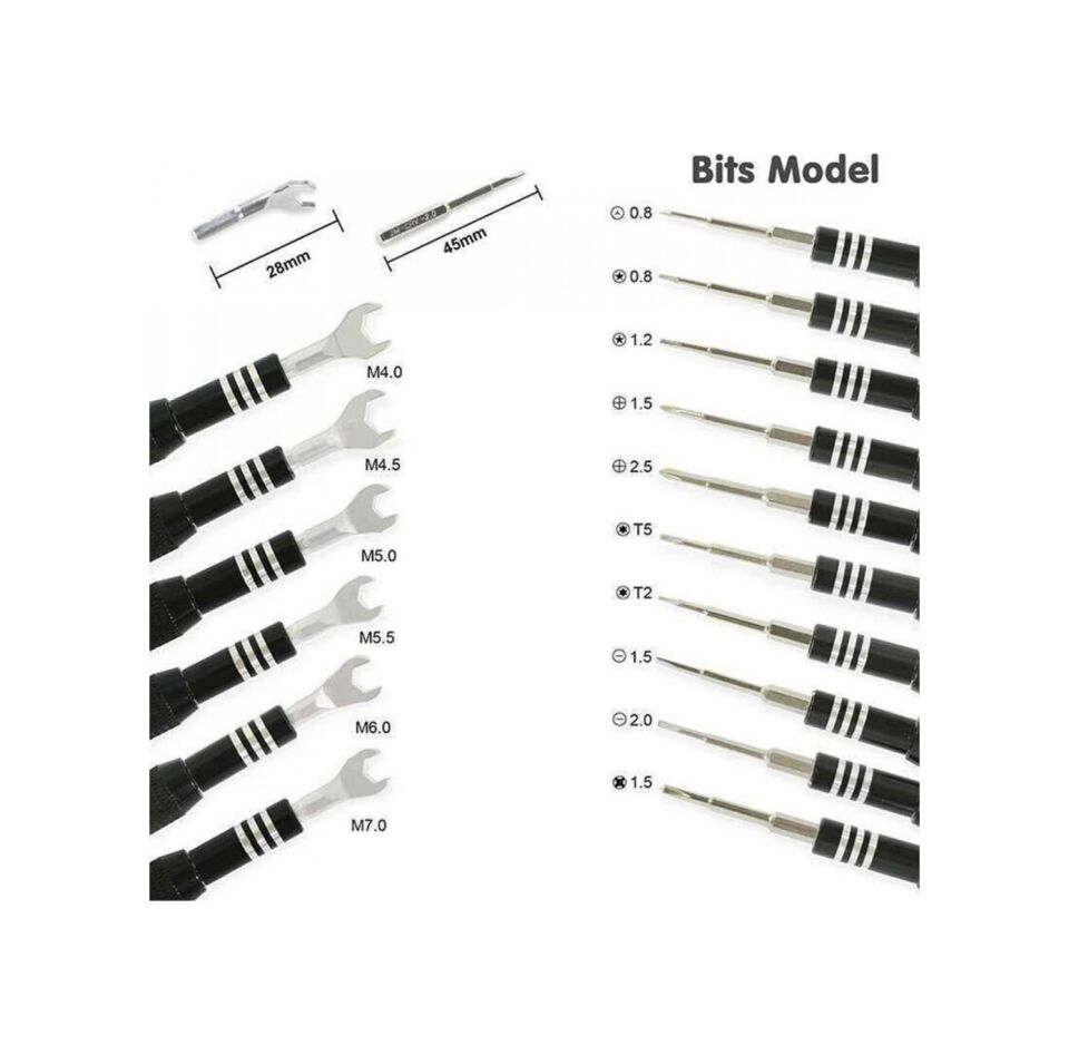 Jakemy Jm-8158 Çok Fonksiyonlu Dıy Tool Tornavida Seti 35 Parça