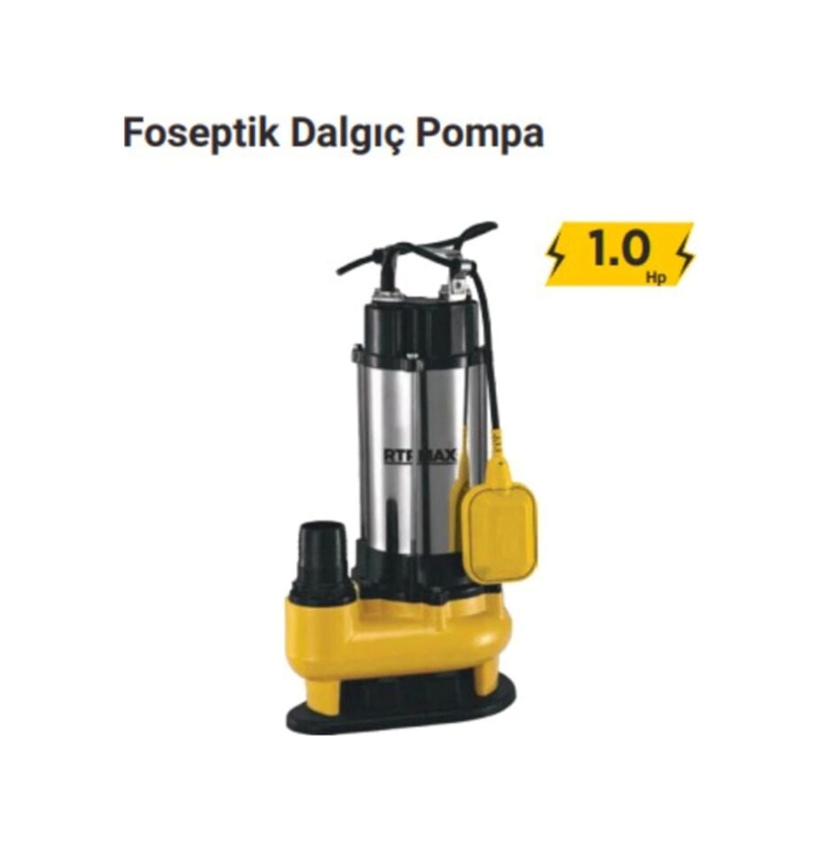 RTR DALGIÇ POMPA FOSEPTİK KIRICILI 0.75 HP RTM841