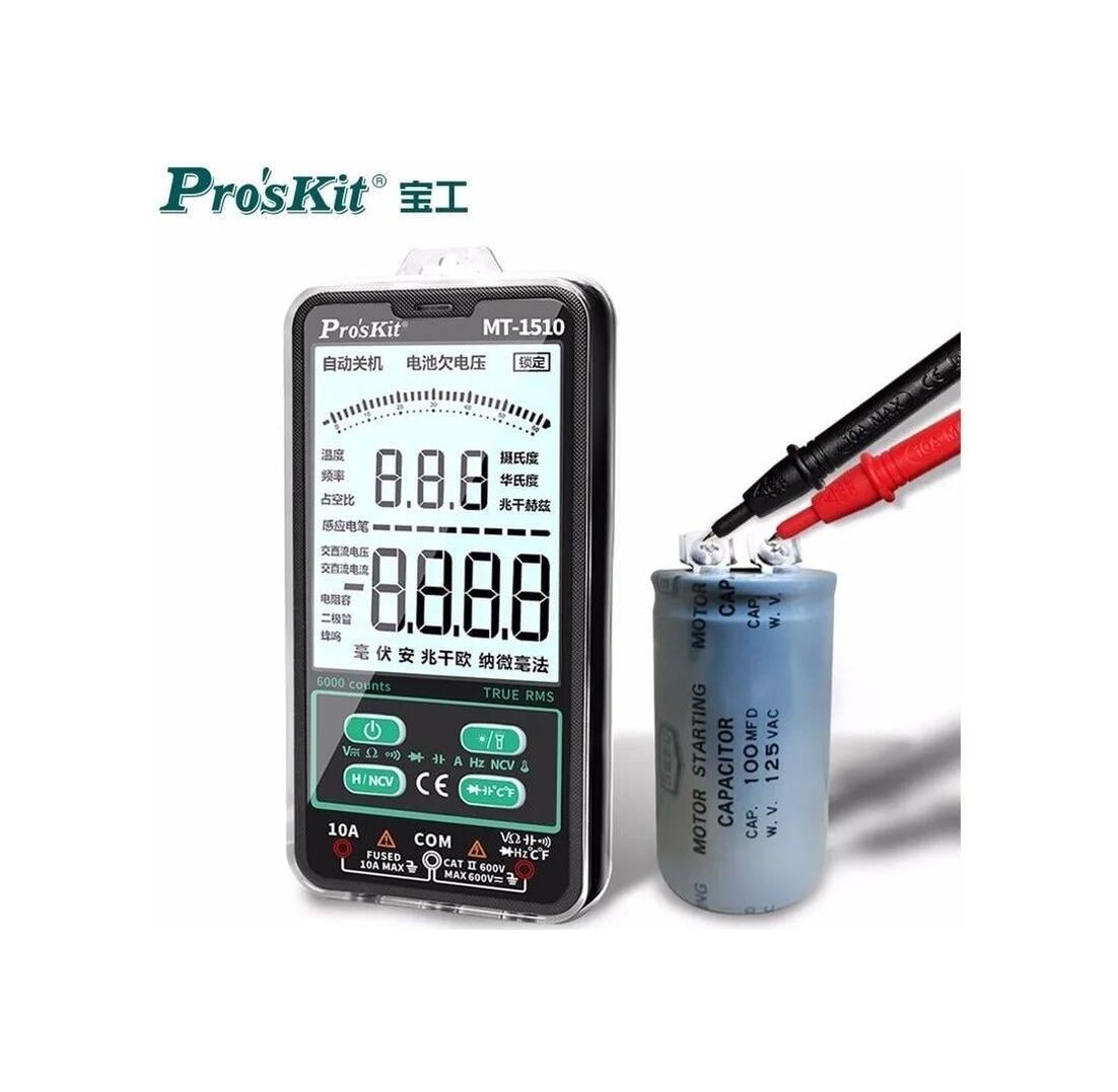 Proskit Mt-1510 Proskit Geniş Ekran Dijital Multimetre True Rms Ub
